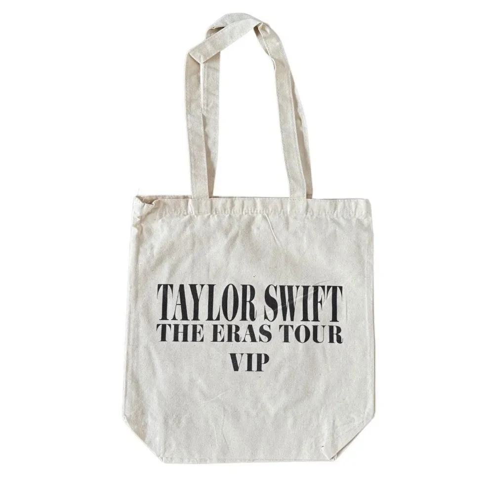 NEW The Eras Tour VIP Canvas Tote Bag Taylor Swift Official Concert Merch‎